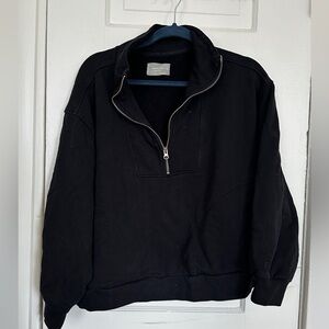 Everlane Black Half Zip